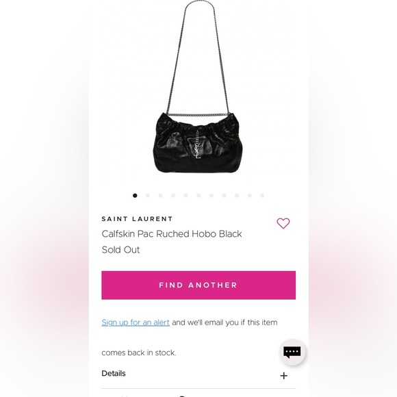 YSL Mini Hobo Handbag. - Picture 13 of 14